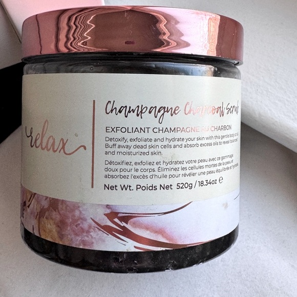 🛀 Manna Kadar Innovative Relax Champagne Charcoal Scrub - Brand New - Picture 12 of 14